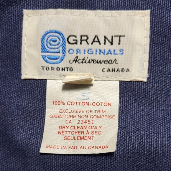 Vtg Grant Activewear Men's Jacket Size S 90's Canadian Sport Fishing Vented - Picture 5 of 6